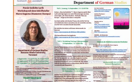 Kulturmaschinist Marco Sagurna in Varanasi …