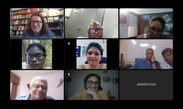 Auf Lyrik-Workshop an der BANARAS HINDU UNIVERSITY Varanasi in Uttar Pradesh 