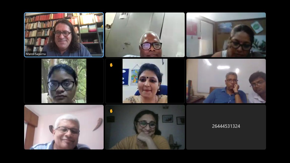 Auf Lyrik-Workshop an der BANARAS HINDU UNIVERSITY Varanasi in Uttar Pradesh 