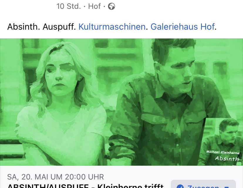 Absinth. Auspuff – Kleinherne trifft Spranger