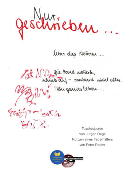 Nur geschrieben ...