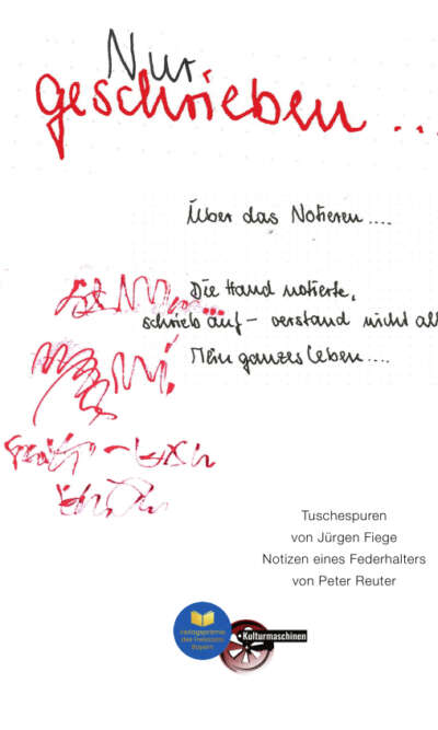 Nur geschrieben ...